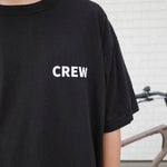 TAJIMESHI CREW Tee（カラー：ブラック/サイズ：M）