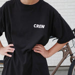 TAJIMESHI CREW Tee（カラー：ブラック/サイズ：M）